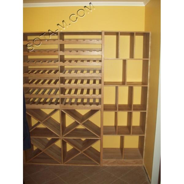 Винный шкаф своими руками из дерева: возможные конфигурации полок